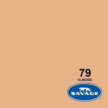 SAVAGE papír premium fotóháttér Almond 1,35×11m