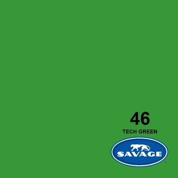 SAVAGE papír premium fotóháttér Tech Green / Greenbox  1,35×11m