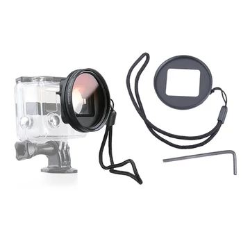 CineWare 52mm-es filteradapter csuklópánttal GoPro Hero 3+ akciókamerákhoz P108