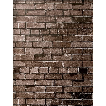 Háttér sötétbarna téglafal mintázattal 2,2m x 11m