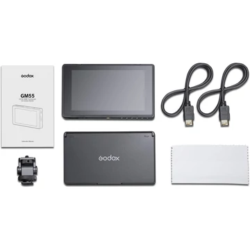 GODOX GM55 4K HDMI érintőképernyős kontrollmonitor 5,5&quot;