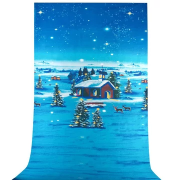 Karácsonyi textil háttér 2,6x5m