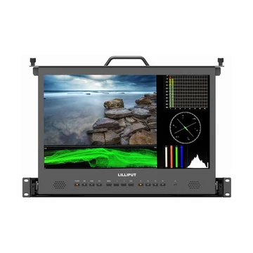 LILLIPUT RM-1730S 17,3&quot;-OS SDI kontroll monitor, kihajtható, 1RU rack-be szerelhető