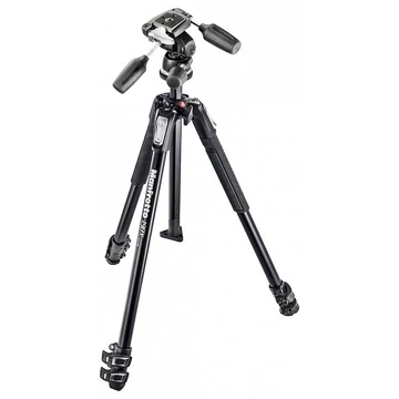 Manfrotto 190X kit alu 3 szekciós állvány + 804mk II 3D fej MK190X3-3W1