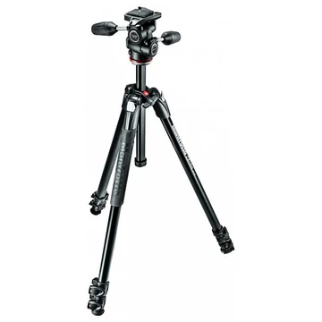 Manfrotto 290 Xtra kit alu 3 szekciós állvány + 3D fej MK290XTA3-3W
