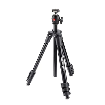 Manfrotto Compact Light alu állványszett gömbfejjel, fekete MKCOMPACTLT-BK