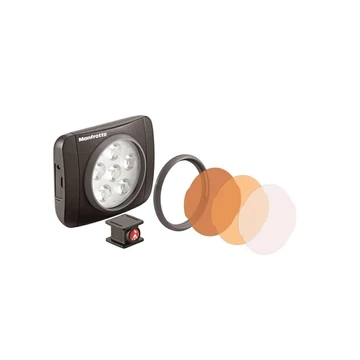 MANFROTTO Lumimuse 6 led lámpa + kiegészítők fekete színben