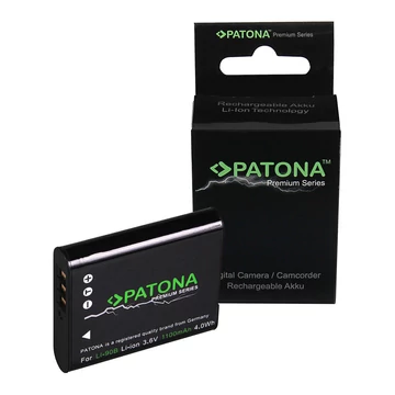 PATONA Premium Akku f. Olympus Li-90B Li 90B Li90b Olympus Tough TG1 TG-1 TG6 TG-6 - 1219
