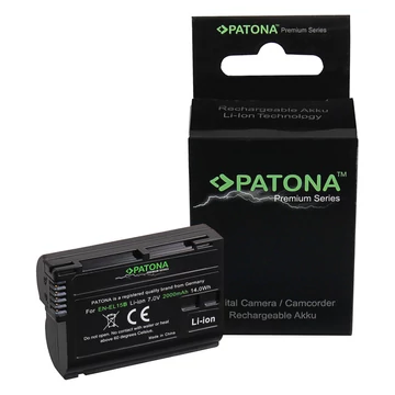 PATONA Premium Akku f. Nikon 1 V1 EN-EL 15 EN-EL15B ENEL 15 D7000 D800 D600 Z6 Z7 - 1224