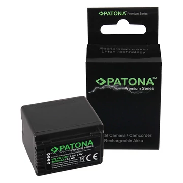 PATONA Premium Akku f. Panasonic VW-VBT380 HC-V750EB W580 V550EB - 1257