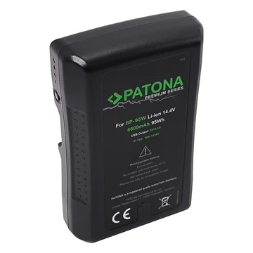 PATONA Premium Akku V-Mount 95Wh f. Sony BP95WS DSR 250P 600P 650P 652P - 1265