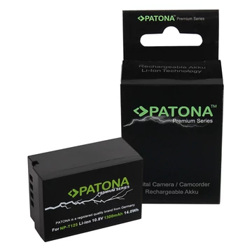 PATONA Premium Akku f. Fuji NP-T125 NPT-125 GFX-50S GFX50S GFX-100 GFX100 Fujifilm - 1308