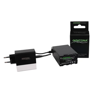 PATONA premium battery f. Sony BP-U68 BP-U65 BP-U60 6900mAh incl. D-Tap and USB ports with PD charger - 1316