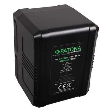 PATONA Premium Battery V-mount 284Wh f. Sony BP280W DSR 250P 600P 650P 652P - 1334