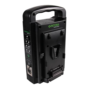 PATONA Dual V-Mount charger for Sony BP-95W BP-GL65 BP-190WS with 4-pin XLR cable - 1681