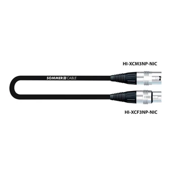 SGHN-0300-sw- 3m mikrofonkábel XLR XLR