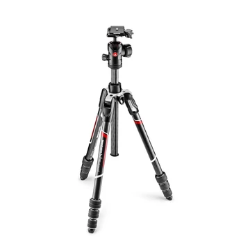 Manfrotto Befree Advanced karbon travel állvány tekerős l.zár+gömbfej MKBFRTC4-BH