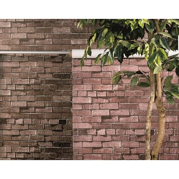 Háttér terracota téglafal mintázattal 2,2m x 11m