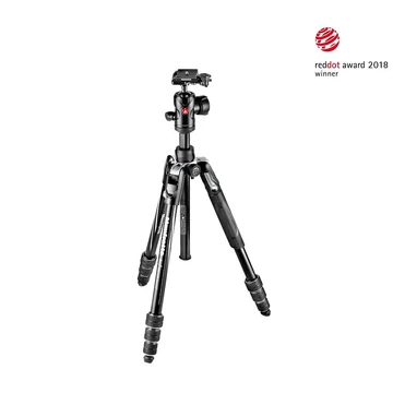 Manfrotto Befree Advanced alu travel állvány tekerős zár+gömbfej,fek. MKBFRTA4BK-BH