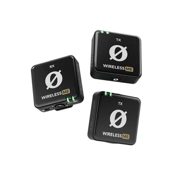 Rode Wireless ME Dual ultra kompakt digitális vezeték nélküli mikrofon rendszer két adóval, adókba és vevőbe épített mikrofonnal