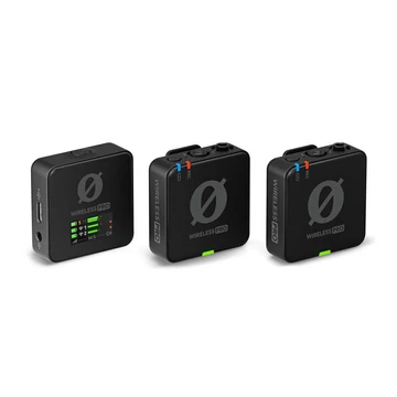 RODE WIRELESS PRO PROFESSZIONÁLIS KÉT CSATORNÁS DIGITÁLIS VEZETÉK NÉLKÜLI MIKROFON RENDSZER FEJLETT FUNKCIÓKKAL ÉS SZÁMOS KIEGÉSZÍTŐVEL