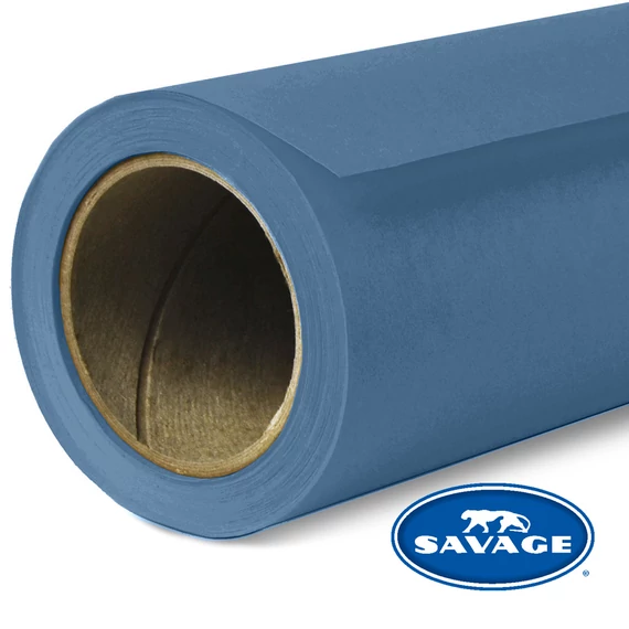SAVAGE papír premium fotóháttér Blue Jean 1,35×11m