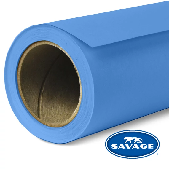 SAVAGE papír premium fotóháttér Studio Blue 1,35×5,5m