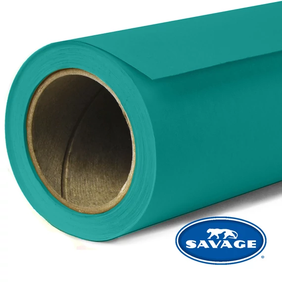SAVAGE papír premium fotóháttér Teal 2,2×5,5m