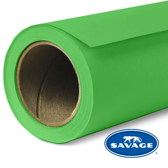 SAVAGE papír premium fotóháttér Tech Green / Greenbox  1,35×11m