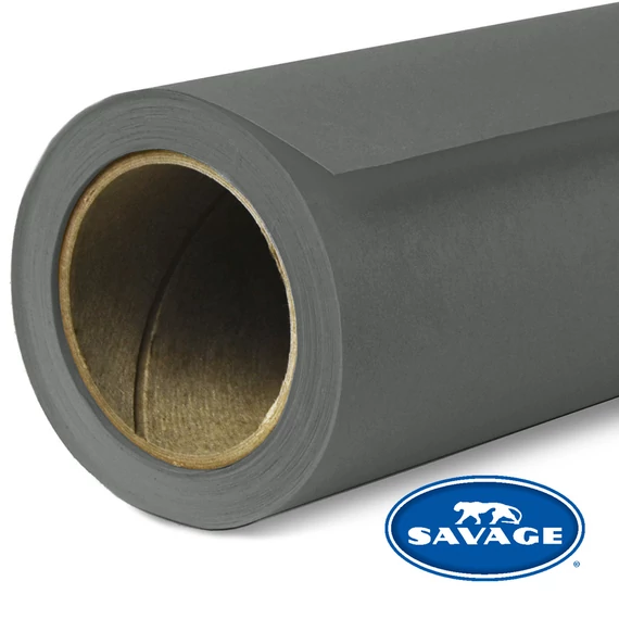 SAVAGE papír premium fotóháttér Thunder Gray 1,35×5,5m