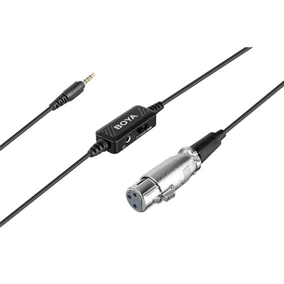 BOYA BY-BCA6 XLR – TRRS (3,5mm jack) adapter