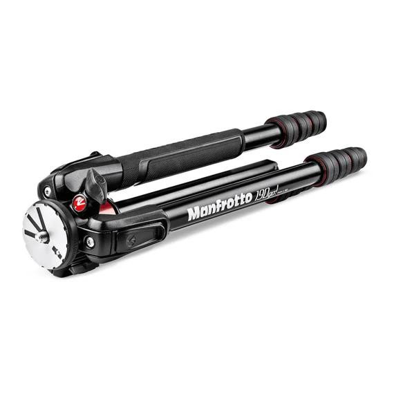 Manfrotto 190Go! alu 4 szekciós állvány tekerős lábzárral MT190GOA4