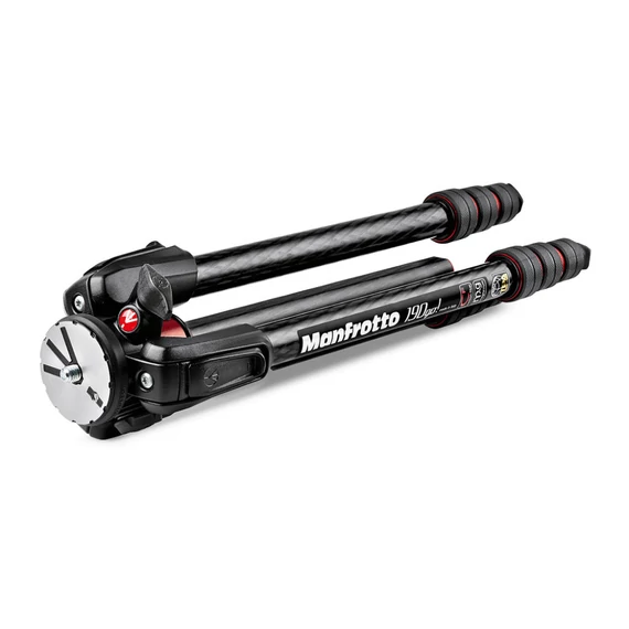 Manfrotto 190Go! karbon 4 szekciós állvány tekerős lábzárral MT190GOC4