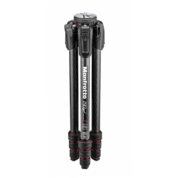 Manfrotto 190Go! karbon 4 szekciós állvány tekerős lábzárral MT190GOC4
