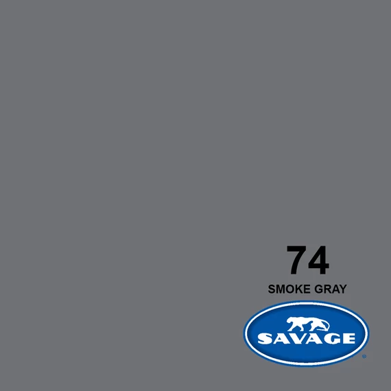 SAVAGE papír premium fotóháttér Smoke Gray 1,35×11m