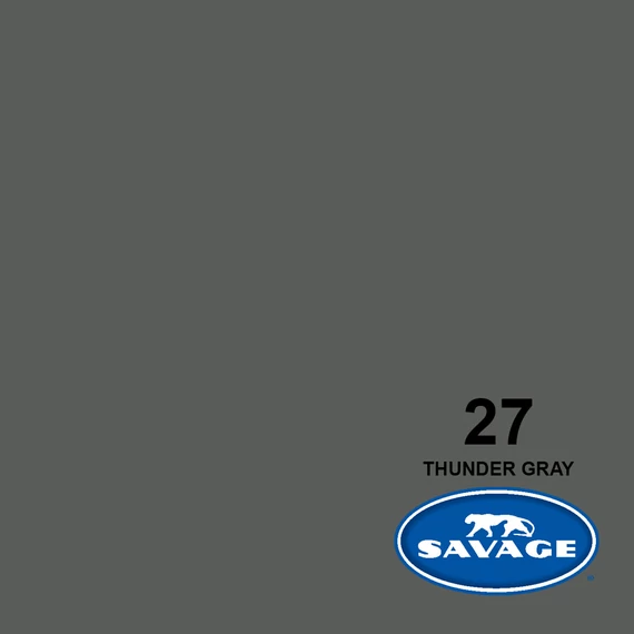 SAVAGE papír premium fotóháttér Thunder Gray 1,35×5,5m