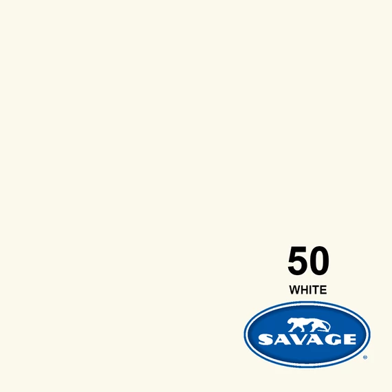 SAVAGE papír premium fotóháttér White 2,72×5,5m