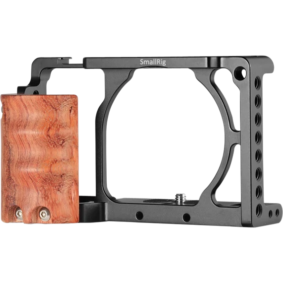 SmallRig 2082 Cage w/ Wood Handg for A6000/6300