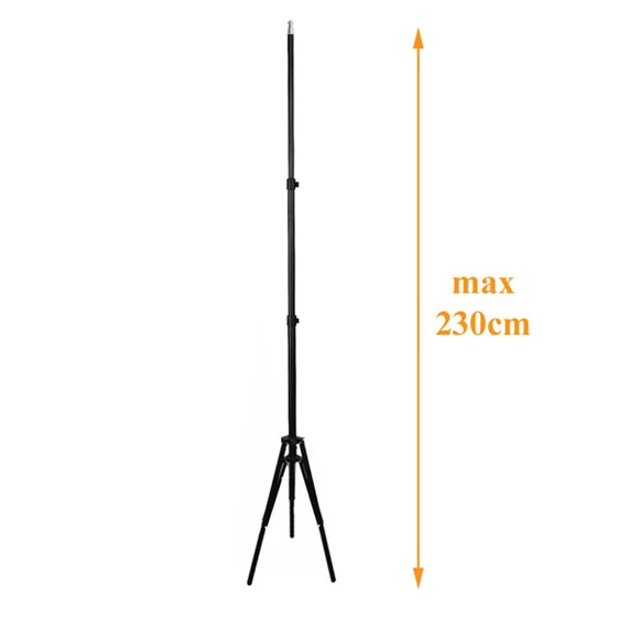 Stúdióállvány 230cm, 12mm fej
