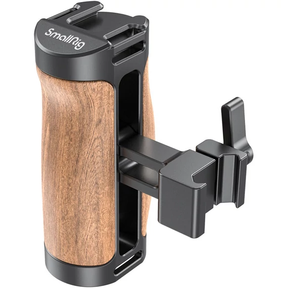 SmallRig 2978 Wooden Side Handle Nato (with rail)