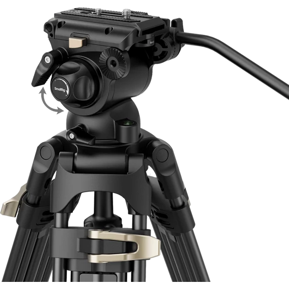 SmallRig 4686 Heavy-Duty Fluid Head Video Tripod Kit AD-01S