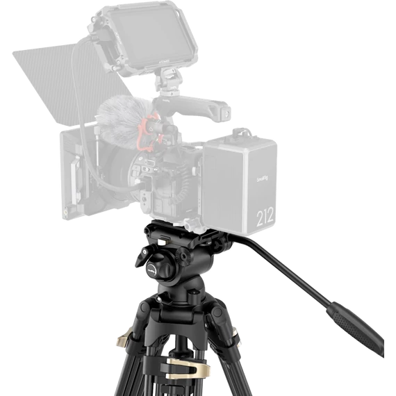 SmallRig 4686 Heavy-Duty Fluid Head Video Tripod Kit AD-01S