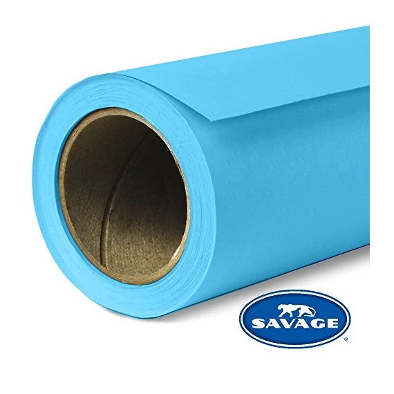 SAVAGE papír premium fotóháttér Ocean Blue 2,2×5,5m