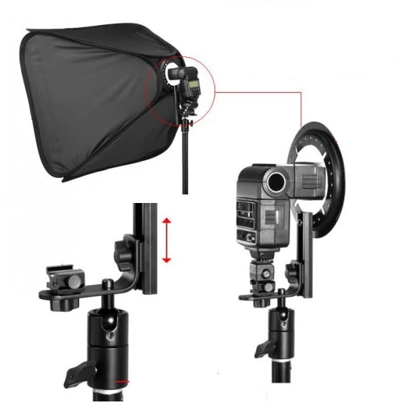 Rendszervaku softbox 80x80 cm
