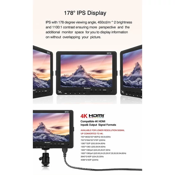 Bestview S7 kontroll monitor