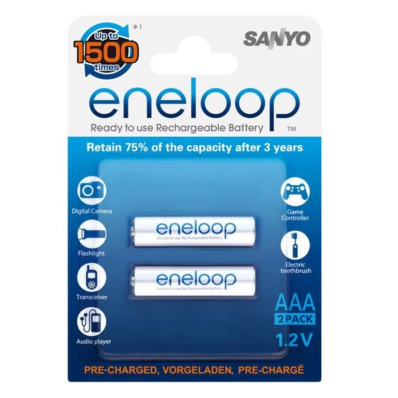 Panasonic Eneloop 750mAh AAA elem (2db)