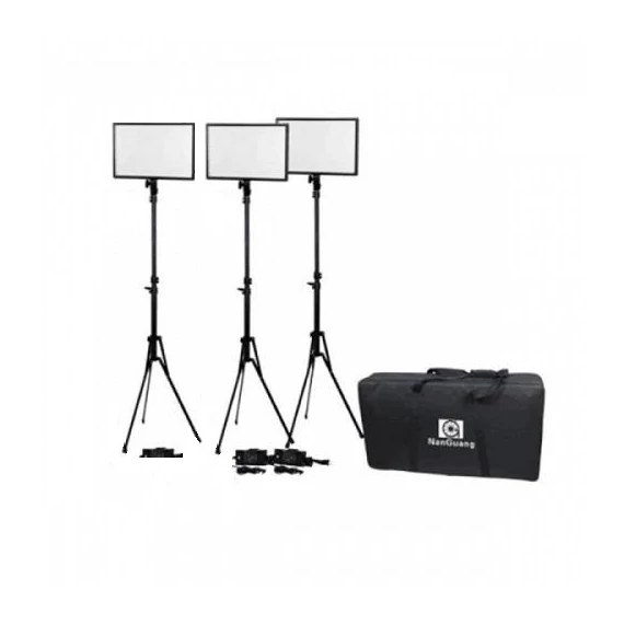 NanGuang Luxpad-43 kit3 --- 3-as lámpa szett állvánnyal