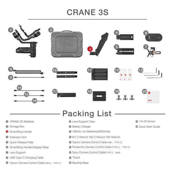 Zhiyun Crane 3S