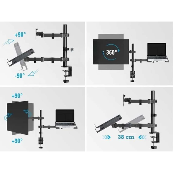 CineWare Monitor és laptop konzol