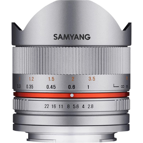 Samyang 8mm f/2.8 UMC Fish-Eye II Fuji X (Silver)
